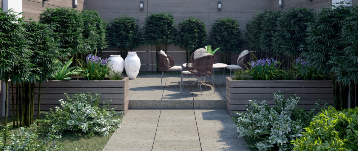 Terrassenplatten außen